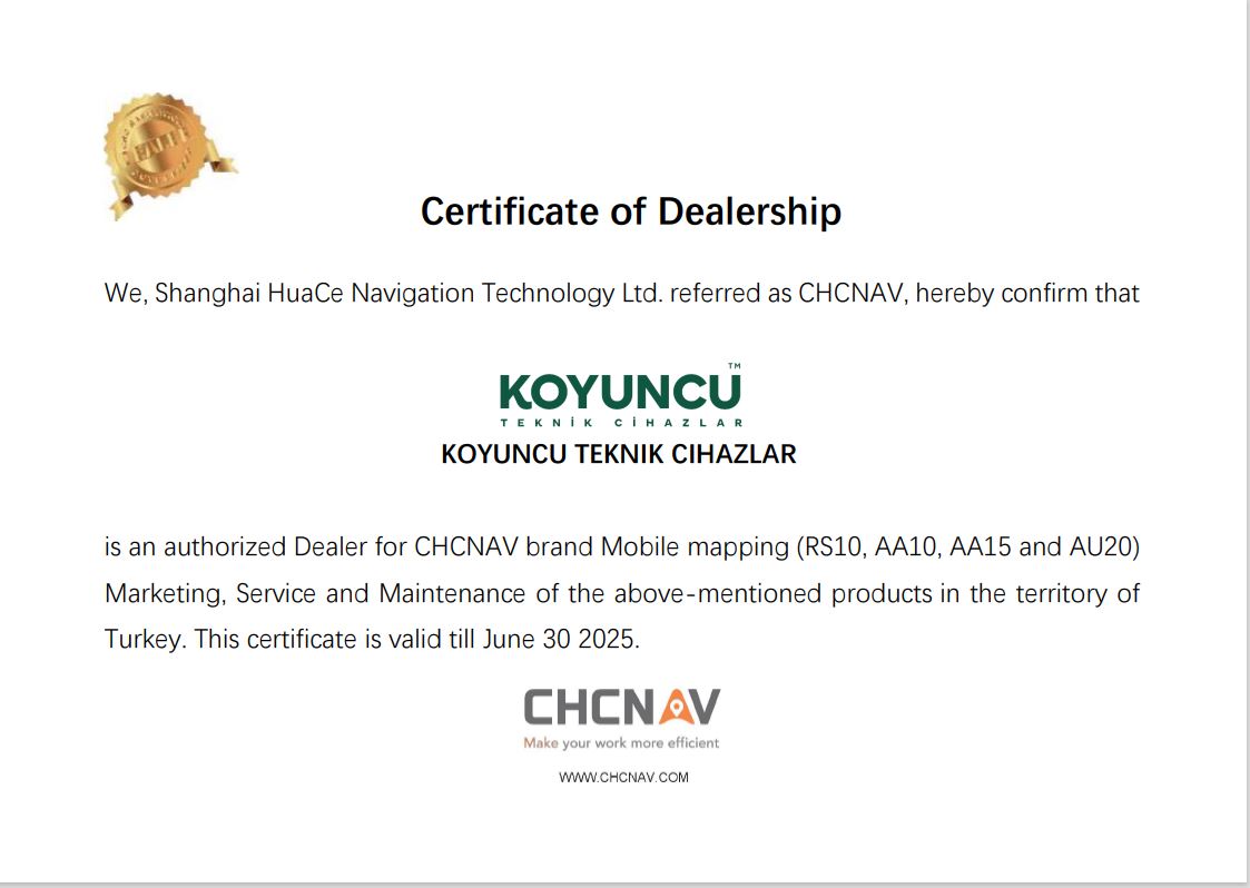 CHC RS10 GNSS/GPS ÖZELLİKLİ LİDAR TARAYICI